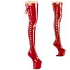 Pleaser - CRAZE3050 Cuissardes à plateforme - Rouge Product image